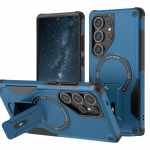Tolmukindel s&otilde;jav&auml;elise taseme &uuml;mbris Samsung Galaxy S24 Ultra S25 Plus A55 A56 5G A54 A35 A36 A15 A16 A14 jaoks, juhtmevaba laadimine Funda for Galaxy S25 must