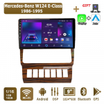 Android Carplay Autoraadio Mercedes-Benz W124 E-klassile 1986-1995 Multimeediapleieri Peak Unit Stereo GPS-navigatsioon BT WIFI 4+64GB 1+16GB