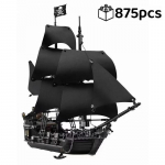 Kariibi mere piraatide laev Queen's Revenge Warship Black Pearl Purjekas ehitusplokk klotsid MOC 4195 koostem&auml;nguasjad, kingitus lastele