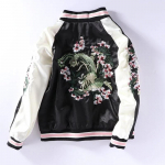 Harajuku Lilleline Tikandiga Baseball Bomber Jakk Unisex Kahepoolne Yokosuka Piloodi Kardigan Kevad S&uuml;gis L&otilde;tv T&otilde;mblukuga Streetwear S