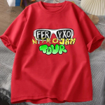Feid Ferxxo T-s&auml;rk meeste naiste 90ndate r&auml;pparite meeste T-s&auml;rk Suvine puuvillane l&uuml;hikeste varrukatega s&auml;rk Unisex Streetwear meeste &uuml;lisuured T-s&auml;rgid S
