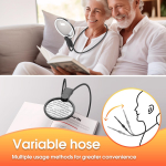 Kael, valgusega suurendusklaas, 5-kordne valgustusega luup pension&auml;ridele lugemiseks, ehete valmistamiseks, elektroonika parandamiseks, &otilde;mblemiseks black must