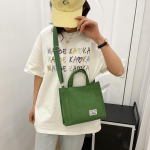 Naiste 2023 Sametist V&auml;ike Ruudukujuline &Otilde;lakott - Korea Metsastiilis K&auml;ekott tumeroheline v&auml;rv