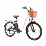 TTGO YY-ZZ-26ST Electric Bicycle Adult 250W Men's City Electric Bicycle 36V14.5AH Battery, 26 inch Women's Electric Bicycle valge