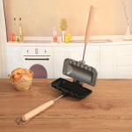 1 tk kahepoolne kleepuv v&otilde;ileivapann kaasaskantav kokkupandav grillpann