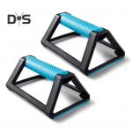 2 tk Push-up kangialused, kannatavad kuni 110 kg, ergonoomilised, libisemiskindlad, kodune j&otilde;usaal, fitness, j&otilde;utreening, kolmnurkne plank, push-up tugi, k&auml;epide sinine