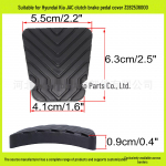 Siduripedaali ja piduripedaali padi Hyundai IX35, Kia Optima, JAC seeriatele (Osa 3282536000)