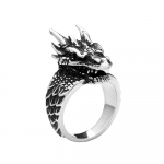 Vanaaegne P&otilde;hjamaade Draakonipea S&otilde;rmus Roostevabast Terasest Viikingi Amulett S&otilde;rmused Meestele Mood Punk Loomade Ehted Kingitus Dropshipping 11