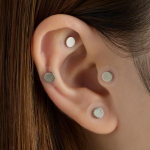 RETURNITY K&otilde;rvateraapia H&otilde;be/Kristall 2 t&uuml;&uuml;pi (Valige 1) (K&otilde;rvapunktmassaaži plaaster 6 tk) 1 piece of ear therapy (6P)