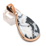 Zebra Jasper Handmade Copper Jewelry Pendant 2.17 c9i38