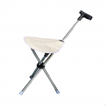 Matkakepp istmega, kaasaskantav, kokkupandav, rannamatkamiseks, telkimiseks, beež-valge Beige White