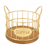 Kohvipadjakorv Puidust Alusega Suur Ava Lihtne Puhastamine Kohvikapsli Puur Kodu Restorani jaoks