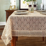 Prantsuse pitsist retro laudlina ristk&uuml;likukujuline s&ouml;&ouml;gilaua kate riie tikitud valge k&otilde;rgekvaliteediline kohvilaua matt 130*180