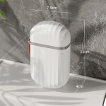 Reisiseebialus koos &auml;ravooluveega Vannitoatarbed Kaasaskantavad vidinad reisiva hoidiku jaoks konteineri tarvikud Kodune hoiukarp hall v&auml;rv