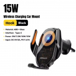 Essager Magnetiline Autotelefoni Hoidik 15W Juhtmevaba Laadimine Puutekontroll Autokinnitus &Otilde;hutusavasse iPhone 16 15 Xiaomi Samsung Huawei jaoks Air outlet type