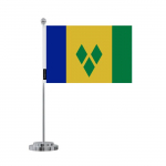 Drapeau Bureau Saint-Vincent-et-les-Grenadines en 14 x 21 cm