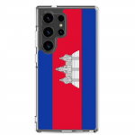 Coque T&eacute;l&eacute;phone &ndash; Samsung &ndash; Galaxy S22 Ultra &ndash; Drapeau Cambodge &ndash; Supp &ndash; Mitmev&auml;rviline