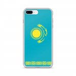Coque iPhone &ndash; Kasahstan &ndash; Drapeau officiel &ndash; Supp &ndash; Mitmev&auml;rviline &ndash; &Uuml;hilduv iPhone 8 Plus