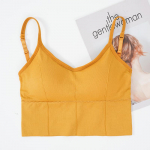Naiste Seksikad Crop Tops Tube topp Naiste t&auml;navar&otilde;ivad Varrukateta Camis Seamless Sport Pesu Rinnahoidja Crop Top Bandeau Top Tank One Size must