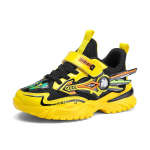 Moodsad laste spordijalatsid poistele s&uuml;gisesed hingavad tossud kerged &otilde;pilased koolijooksutossud vabaaja suvised k&otilde;ndimisjalatsid 31 kollane