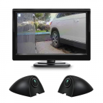 Antion 5-tolline monitor, 2 k&uuml;ljekaamera komplekt, AHD1080P, IPS LCD monitor, Uksepeegel, must