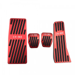 Mazda CX-30 DM-seeria (Oktoober 2019 ja hilisemad) Alumiiniumist pedaalikate, piduri-siduri, jalatugi, punane