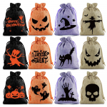 24 tk Halloweeni n&ouml;&ouml;rkotid N&ouml;&ouml;rkotid N&ouml;&ouml;riga hoiukotid S&uuml;nnip&auml;evapeo Laste kinkekotid Kommikotid 24pcs