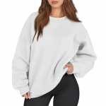 Naiste mood Pikkade varrukatega &Uuml;hev&auml;rviline &Uuml;mara kaelusega Lahtine &Uuml;legabariidiline Pullover Kampsun Top XXL roheline
