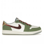 Air Jordan 1 Retro Low OG Draakoniaasta Unisex Tossud Roheline Sail Cedar FN3727-100 38