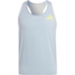 Adidas Adizero Promo Jooksus&auml;rk Triibulise Logotr&uuml;kiga Kiiresti Kuivav Spordis&auml;rk Meeste Topid Sinine Hall HZ2548 M