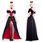 Halloweeni S&uuml;dame&auml;ssa Printsess Alice Imedemaalt S&uuml;dame&auml;ssa Kuninganna Kleit S