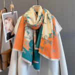 Talvine soe ka&scaron;miirist sall naistele Luksusliku tr&uuml;kiga Pashmina Sall Kaelar&auml;tik Naiste Bufanda Echarpe disainpeapael 65x190cm