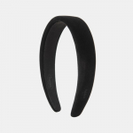 halden reljeefse logoga sametist peapael (H003_must) black