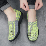 Suvised Meeste Tossud Must Pletitud Rannas Pehmed Kerged Spordijalatsid Vabaaja Kootud Hingavad Slip-on Lamedad 44 beige