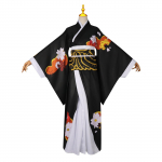 Demon Slayer Cosplay: Nakime, Muzani kimono, Kokushibo, Akaza kost&uuml;&uuml;m M