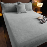 Sametine madratsikate Voodilina Padi Kaitsja Talvine Soe Pehme King Queen Tepitud Voodi Pinguldatav Laken 140/150/160/180x200cm Dekor Only Pillowcase