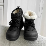 Talvised l&uuml;hikesed &uuml;hev&auml;rvilised meeste pl&uuml;&uuml;sist k&otilde;rge s&auml;&auml;rega paksu tallaga lumesaapad, moekad, mitmek&uuml;lgsed, soojad, pehmed, mugavad karvased puuvillased saapad 39