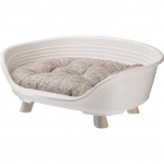 Panier corbeille coussin relax blanc - Taille L - 73 x 55 x 27 cm - FERPLAST valge