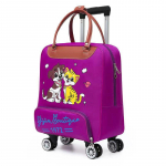 Universaalne ratastega kott-k&auml;ru: Suure Mahutavusega, Kerge, Korea Stiilis K&auml;ekott Meestele ja Naistele Small 4-Wheel