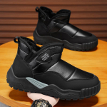 Meeste Talvised Soojad Udused Lumesaapad Kerged Libisemiskindlad Kunstkarusnahast Voodriga Pahkluusaapad Kingad Meestele Vabaaja PU Nahast Mugavad K&otilde;ndimiseks L&uuml;hikesed Saapad 39