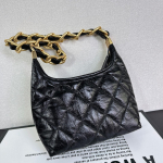 24A paks keti&otilde;laga kott hobo kaenlakott retro &uuml;lemise kihi &otilde;livaha veisenahast must kuldne hipi kott t&uuml;drukule 22*19*8cm