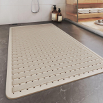 Libisemisvastane vannitoamatt eakatele ja lastele, vannitoa du&scaron;iruum, vanni kukkumisvastane p&otilde;himatt, majapidamise tualettruumi veekindel jalamatt 37x68cm gray