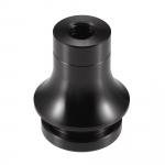 A ABSOPRO Auto k&auml;igukangi nupu adapter M10x1.25 K&auml;igukangi tolmukatte hoidja Universaalne manuaalk&auml;igukastiga auto Vastupidav alumiiniumisulam Must M10x1.25 must