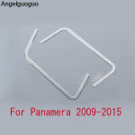 Car Styling 2 pcs Center Control Dashboard Air conditioning outlet decoration frame cover trim for Porsche Panamera 2009-2015 h&otilde;be