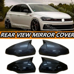 Tahavaatepeegli kate Volkswagenile VW Polo Mk6 AW GTI 2018- Oksarve Autokatted Kest Viimistlus S&uuml;sinikkiust v&auml;limus V&auml;lisosa Glossy Black