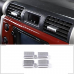 Silver Air Conditioner Adjust Switch Knob Trim For Toyota FJ cruiser 2007-21