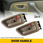 2x ide Door Interior Handle Front Rear Passenger For 2000-2004 Toyota Avalon