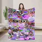 Bassie Dandys Maailm &Uuml;lipehme Tekk Telkimiseks Pl&uuml;&uuml;sist Voodipesu Flanellist Voodikate Diivanikate 60x80inch 152x203cm