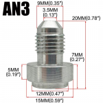 AN3 AN4 AN6 AN8 AN10 AN12 AN16 AN20 Meessoost Keevitusadapter Keevituspesa Alumiinium K&uuml;tusevoolikutoru Sirge Liitmik H&otilde;bedane AN3