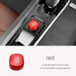 For Volvo S90 2026 electronic handbrake decorative frame central control panel gear shift silicone pad punane